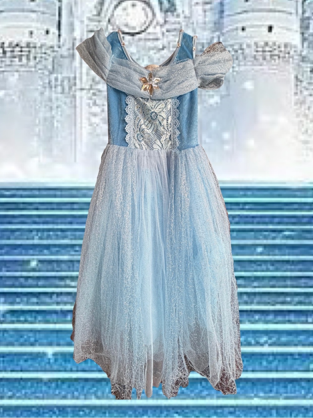 Trish Scully Child Ice Princess Gown Size 6